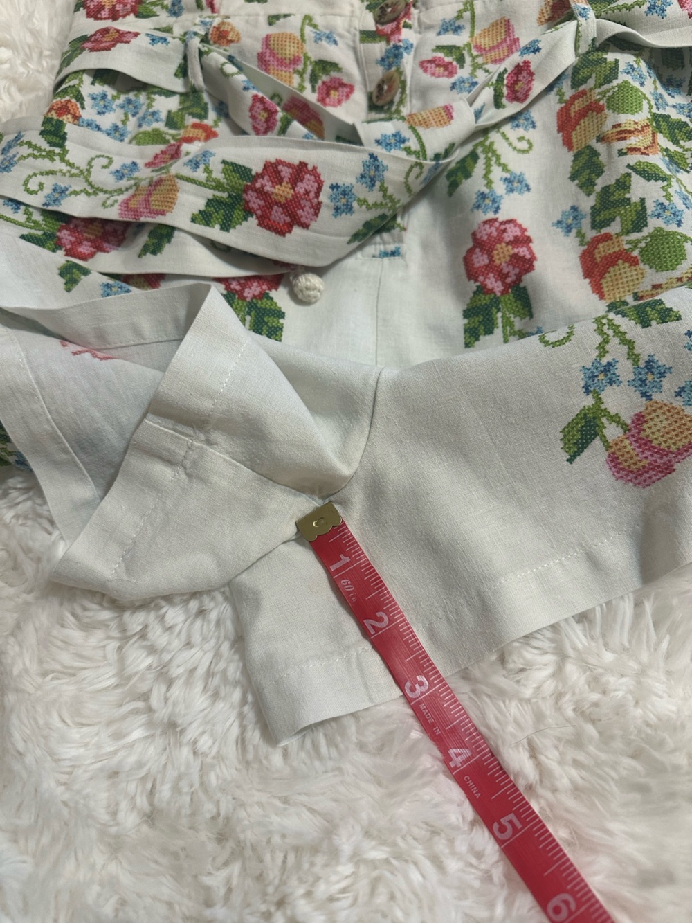 FARM Rio Tropical Romance Floral Belted Romper Size S - Picture 10 of 11